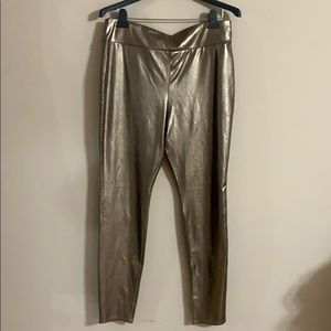 Metallic Gold Leggings - XL
